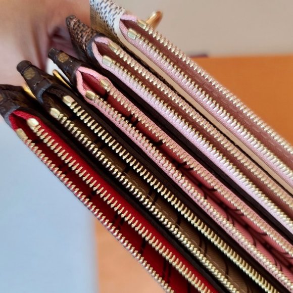 Louis Vuitton Neverfull Pochete Damier Ebene pink - Picture 13 of 15